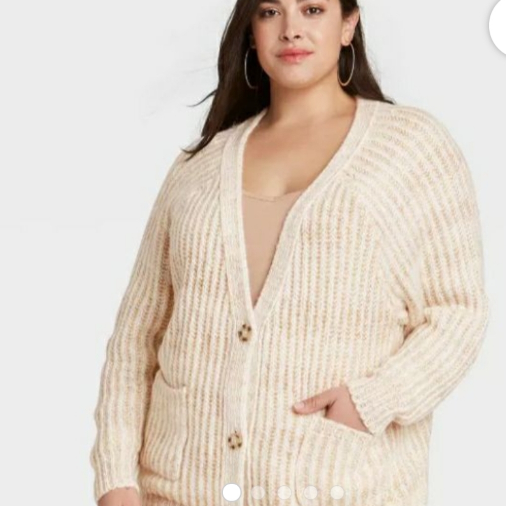 WOMEN'S AVA&VIV CARDIGAN 3X
